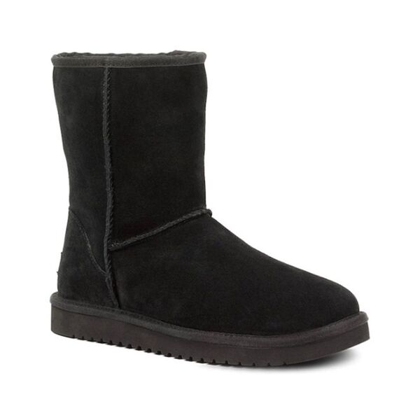Koolaberra by UGG black suede shearling lined boots - Picture 1 of 11